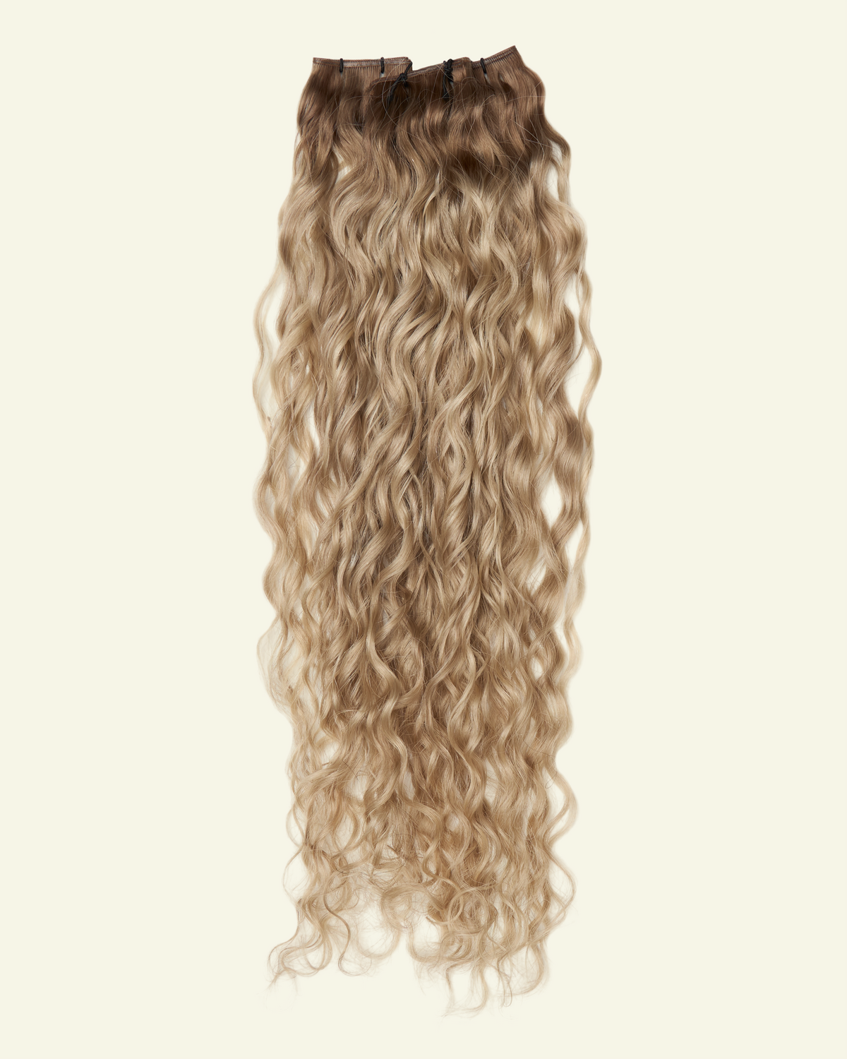 Super Curl Creme Brulee hair extensions